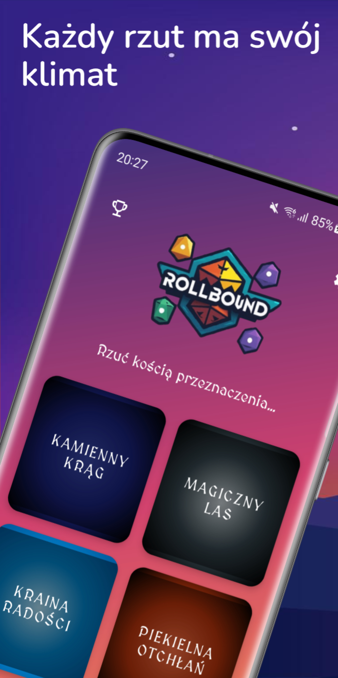 Rollbound — screen 1